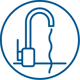 Cold running water icon